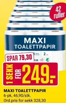 Europris MAXI TOALETTPAPIR tilbud