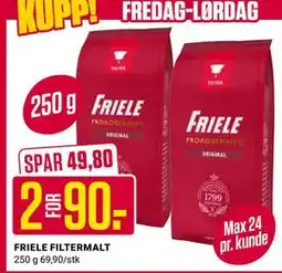 Europris FRIELE FILTERMALT tilbud