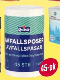 Europris Quick Avfallsposer tilbud