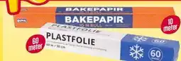 Europris BAKEPAPIR / PLASTFOLIE tilbud