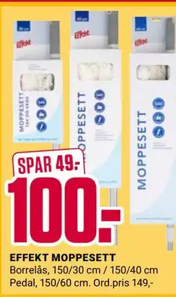 Europris EFFEKT MOPPESETT tilbud