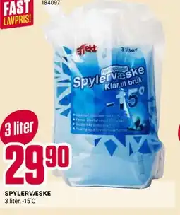 Europris SPYLERVÆSKE tilbud