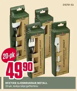 Europris BESTIKK GJENBRUKBAR METALL tilbud