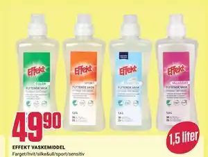 Europris EFFEKT VASKEMIDDEL tilbud