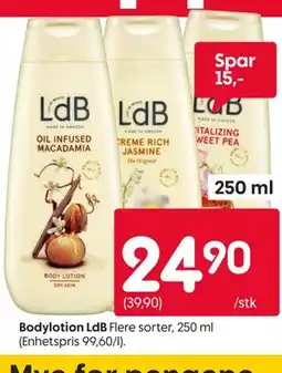 Rusta Bodylotion LdB tilbud