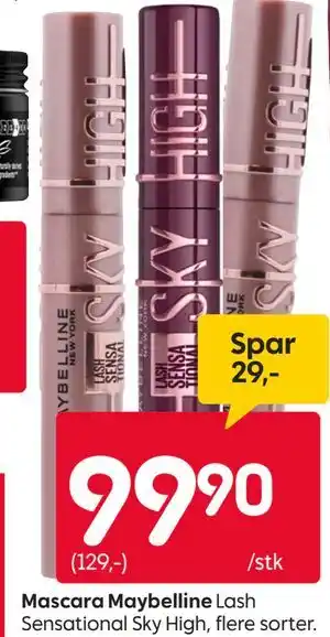 Rusta Mascara Maybelline tilbud