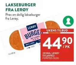 Jacobs LAKSEBURGER FRA LERØY tilbud