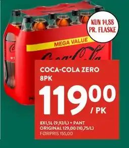 Jacobs COCA-COLA ZERO 8PK tilbud