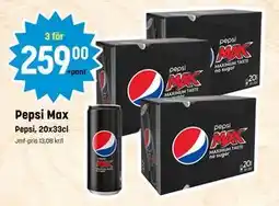 Eurocash Pepsi Max tilbud