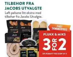 Jacobs TILBEHØR FRA JACOBS UTVALGTE tilbud