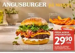 Jacobs FERSK NORSK ANGUSBURGER tilbud