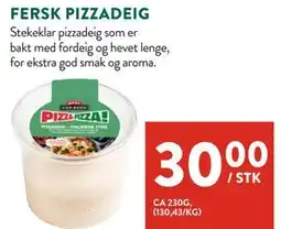 Jacobs FERSK PIZZADEIG tilbud