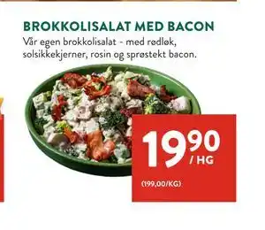 Jacobs BROKKOLISALAT MED BACON tilbud