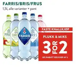 Jacobs FARRIS/BRIS/FRUS tilbud