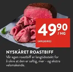 Jacobs NYSKÅRET ROASTBIFF tilbud