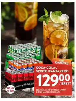Jacobs COCA-COLA-/ SPRITE-/FANTA ZERO tilbud