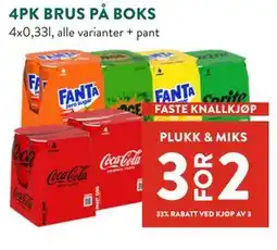 Jacobs 4PK BRUS PÅ BOKS tilbud