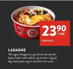 Jacobs LASAGNE tilbud
