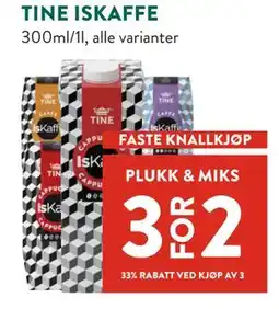 Jacobs TINE ISKAFFE tilbud