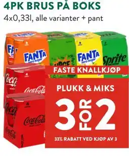 Jacobs 4PK BRUS PÅ BOKS tilbud