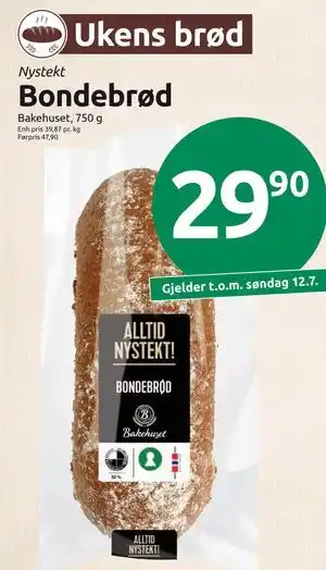 Joker Bondebrød tilbud