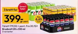 Gigaboks Brusbrett 20 x 330 ml tilbud