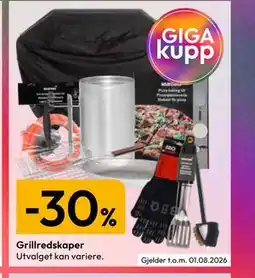 Gigaboks Grillredskaper tilbud