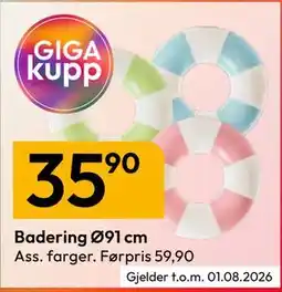 Gigaboks Badering Ø91 cm tilbud