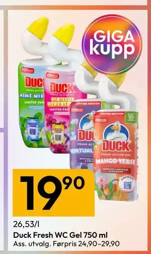 Gigaboks Duck Fresh WC Gel 750 ml tilbud