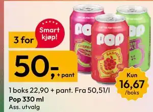 Gigaboks Pop 330 ml tilbud