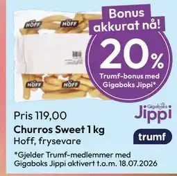 Gigaboks Churros Sweet 1 kg tilbud