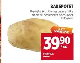 Meny BAKEPOTET tilbud