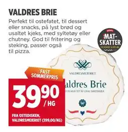Meny VALDRES BRIE tilbud