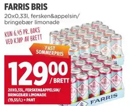 Meny FARRIS BRIS tilbud