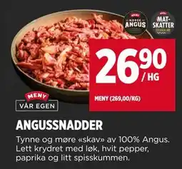 Meny ANGUSSNADDER tilbud