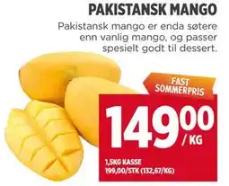 Meny PAKISTANSK MANGO tilbud
