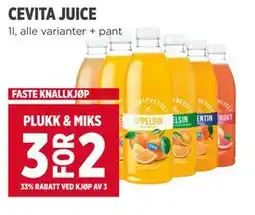 Meny CEVITA JUICE tilbud