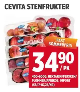 Meny CEVITA STENFRUKTER tilbud