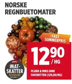 Meny NORSKE REGNBUETOMATER tilbud