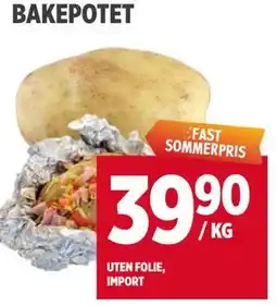 Meny BAKEPOTET tilbud