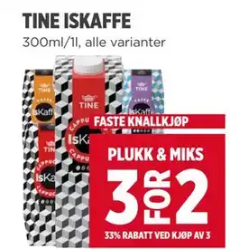 Meny TINE ISKAFFE tilbud