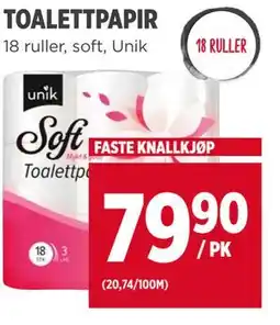 Meny TOALETTPAPIR tilbud