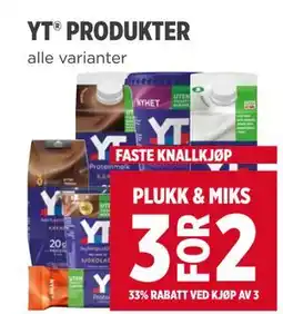 Meny YT PRODUKTER tilbud