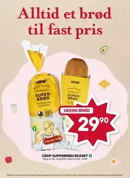 Matkroken COOP SUPERBRØD/SKÅRET tilbud