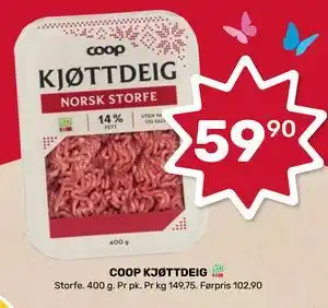 Matkroken COOP KJØTTDEIG tilbud