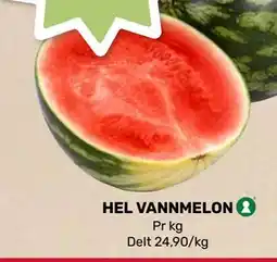 Matkroken DELT VANNMELON tilbud