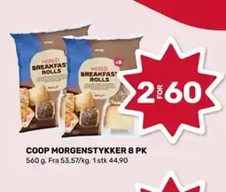 Matkroken COOP MORGENSTYKKER 8 PK tilbud
