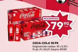 Matkroken COCA-COLA 10 PK tilbud
