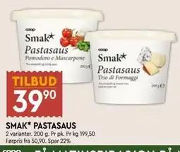 Coop Mega SMAK* PASTASAUS tilbud