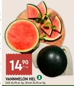 Coop Mega VANNMELON HEL tilbud